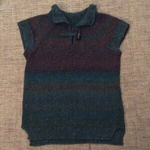 Wool blend sleeveless top vest